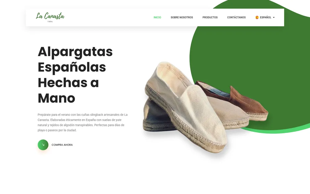 Canasta Shop handmade espadrilles online store